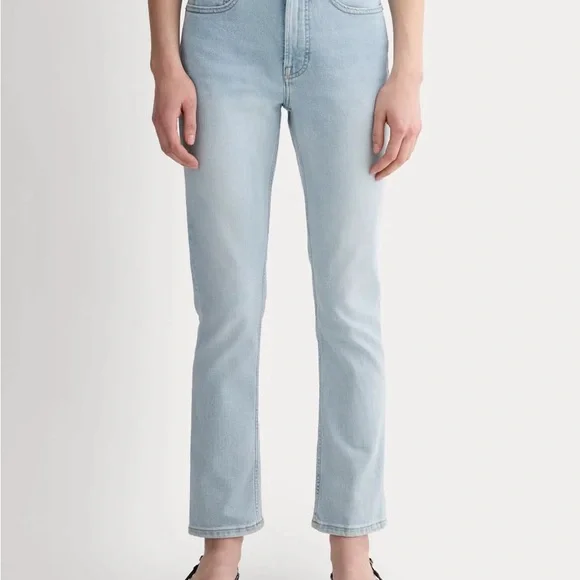 Like New Everlane Light Blue 27R Straight Leg Jeans - Picture 5 of 7